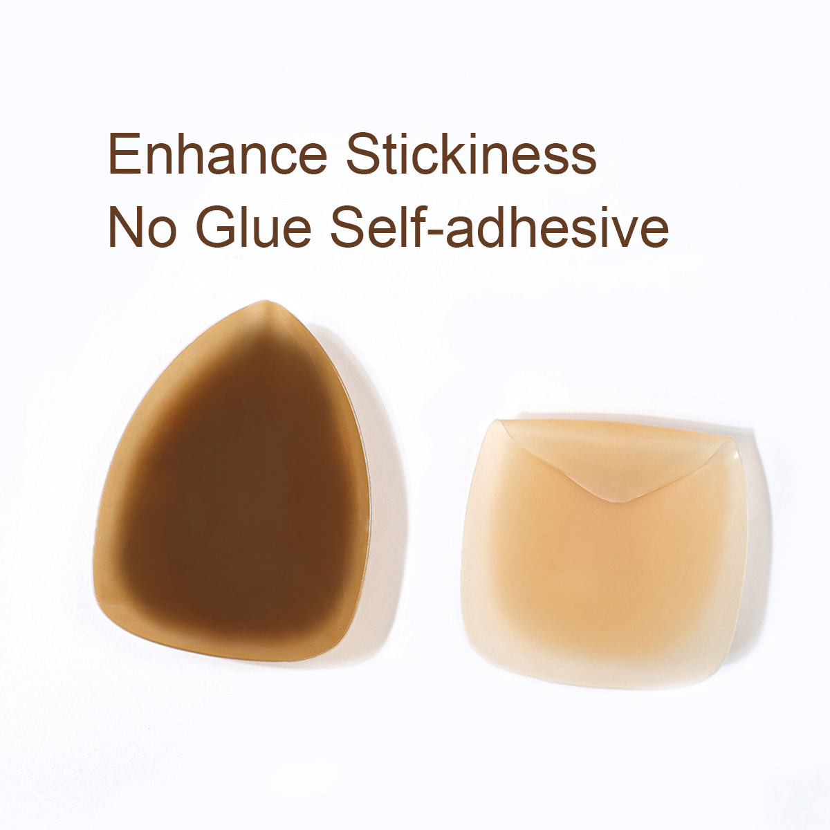 Push Up Bra Silicone - Reutilizable sin pegamento triángulo levantar la