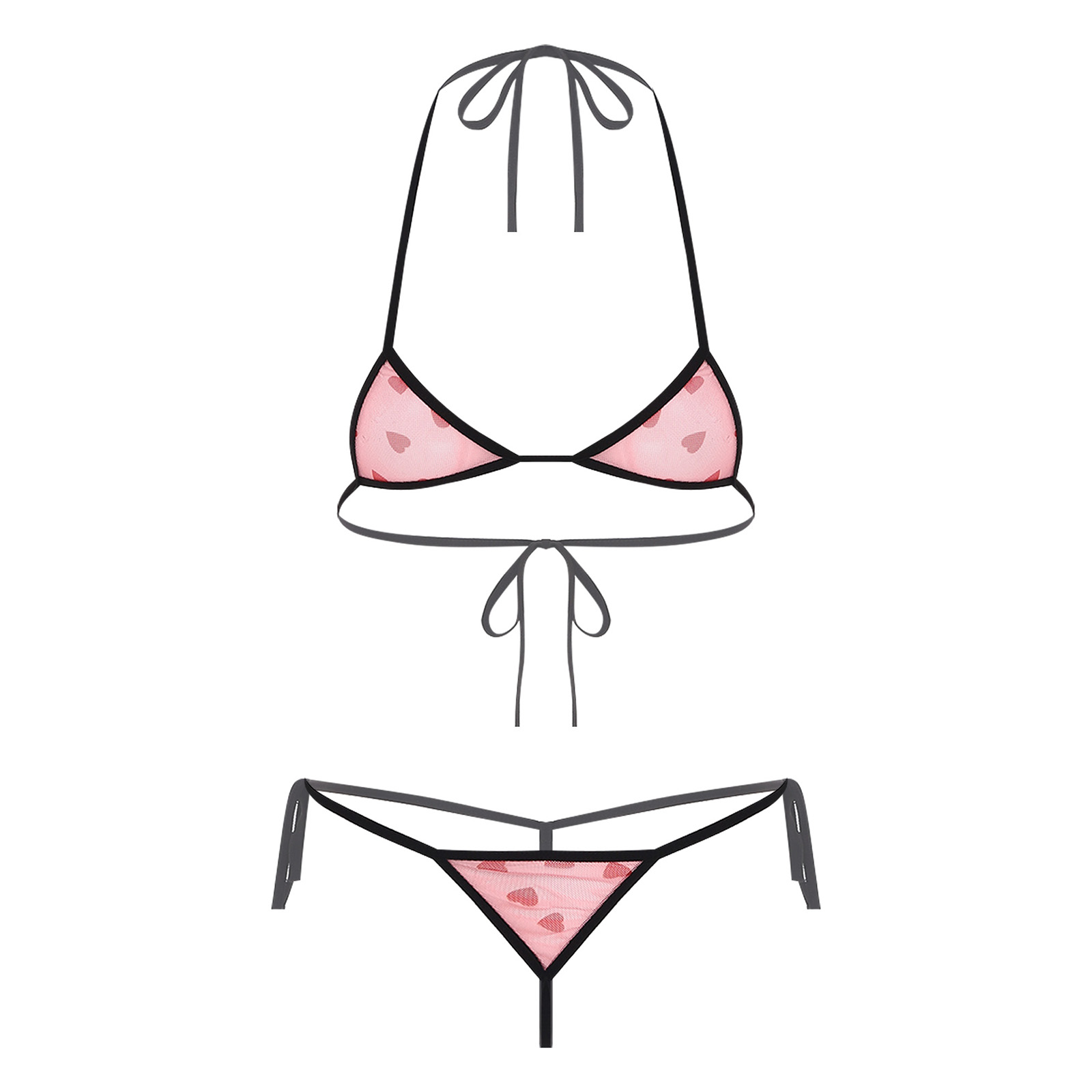 Conjunto de ropa interior Micr - Lace Bralette Set reseña y precio