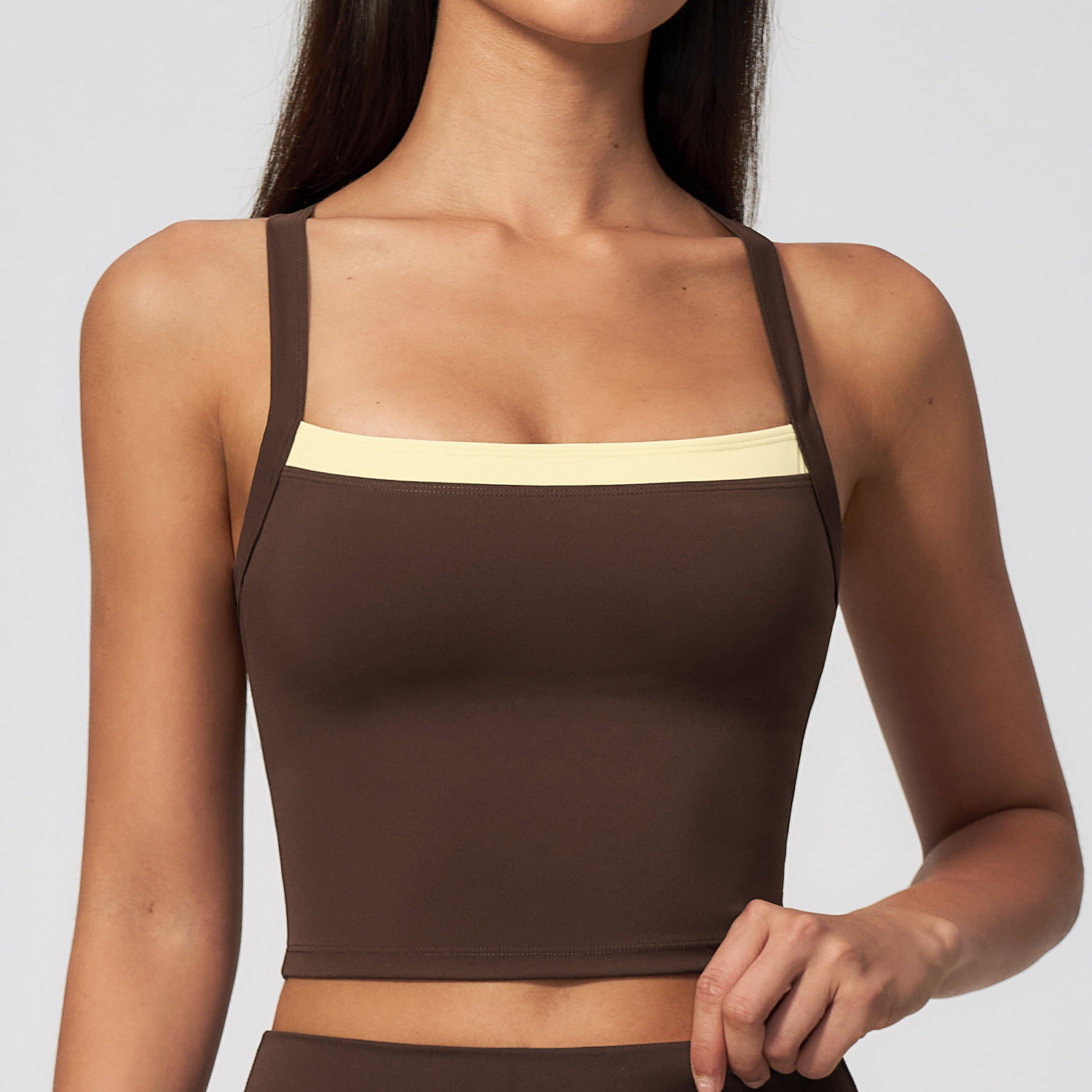 Top deportivo de yoga para muj - Plunge Bra Push Up reseña y precio