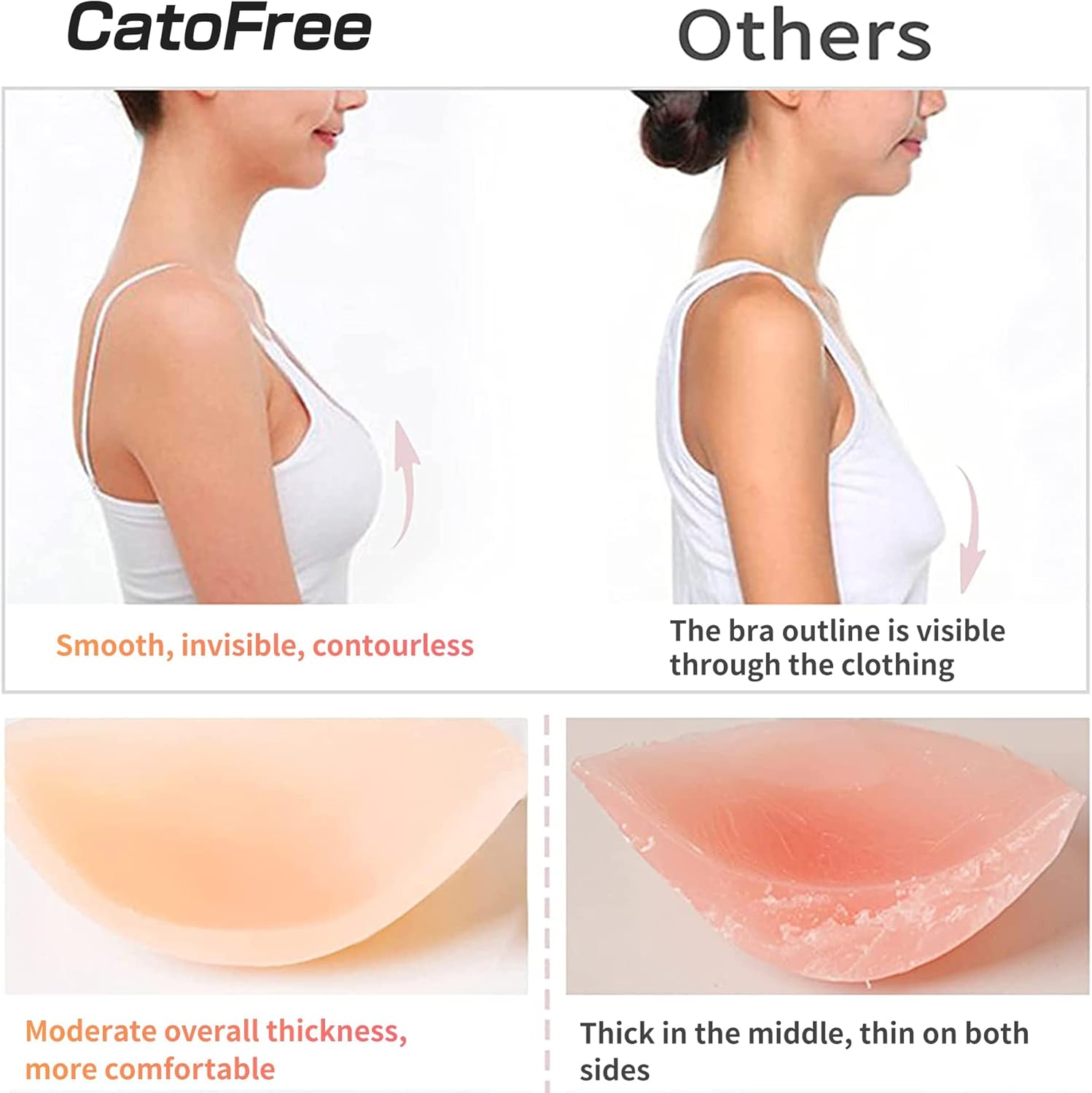 Sujetador de silicona sólida s - Strapless Bra Adhesive reseña y precio