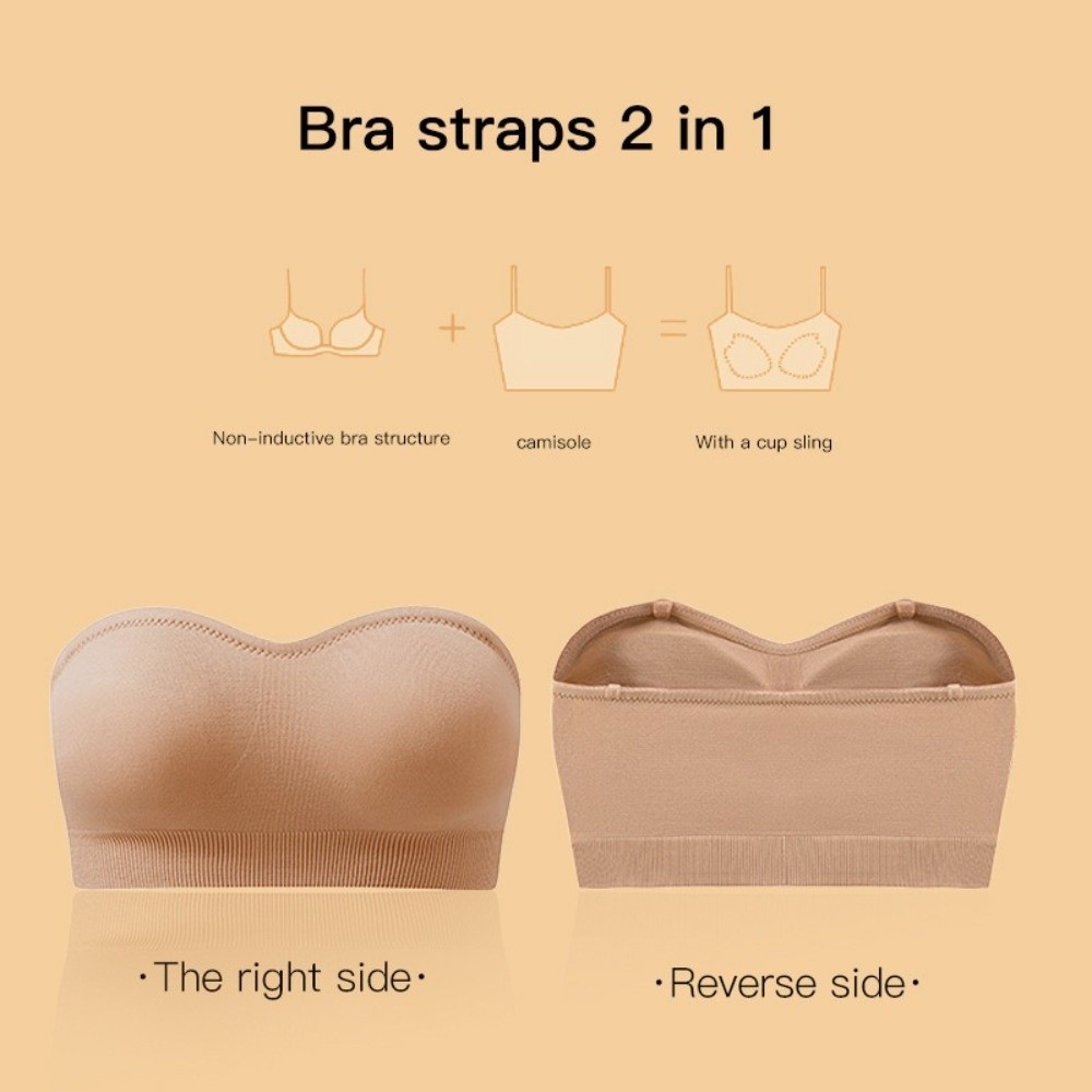 Sujetador Bandeau Sin Tirantes - Push Up Bra Silicone reseña y precio