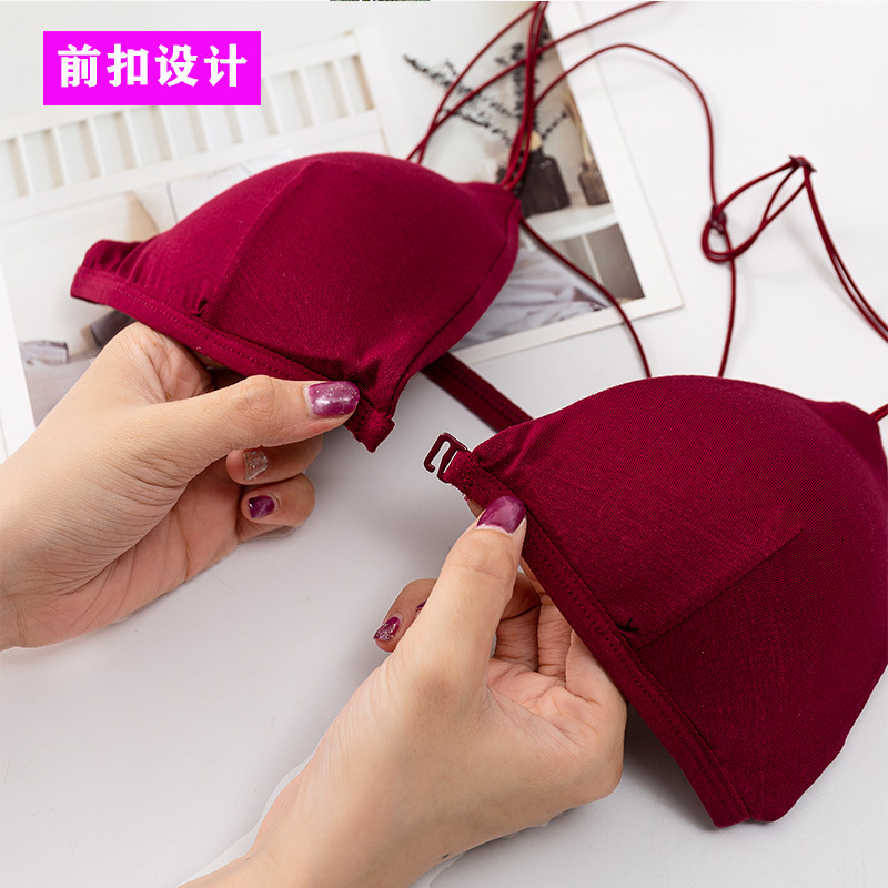 Sujetador deportivo con botón  - Lace Bralette Set reseña y precio
