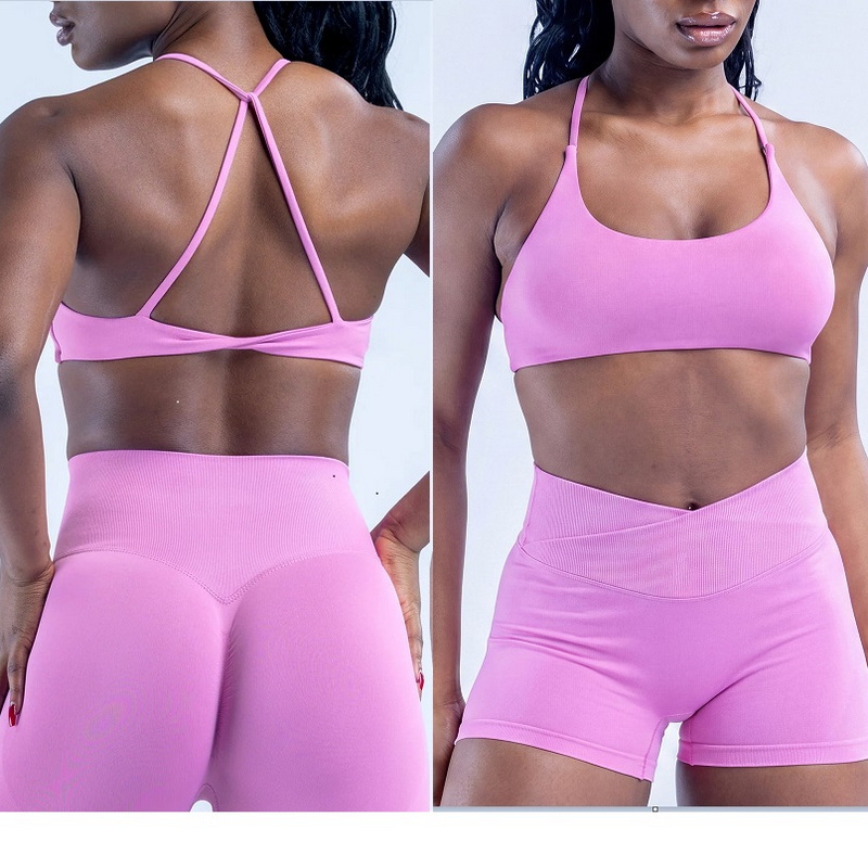 Nuevo conjunto de yoga SEEKSUC - T Shirt Bra Seamless reseña y precio