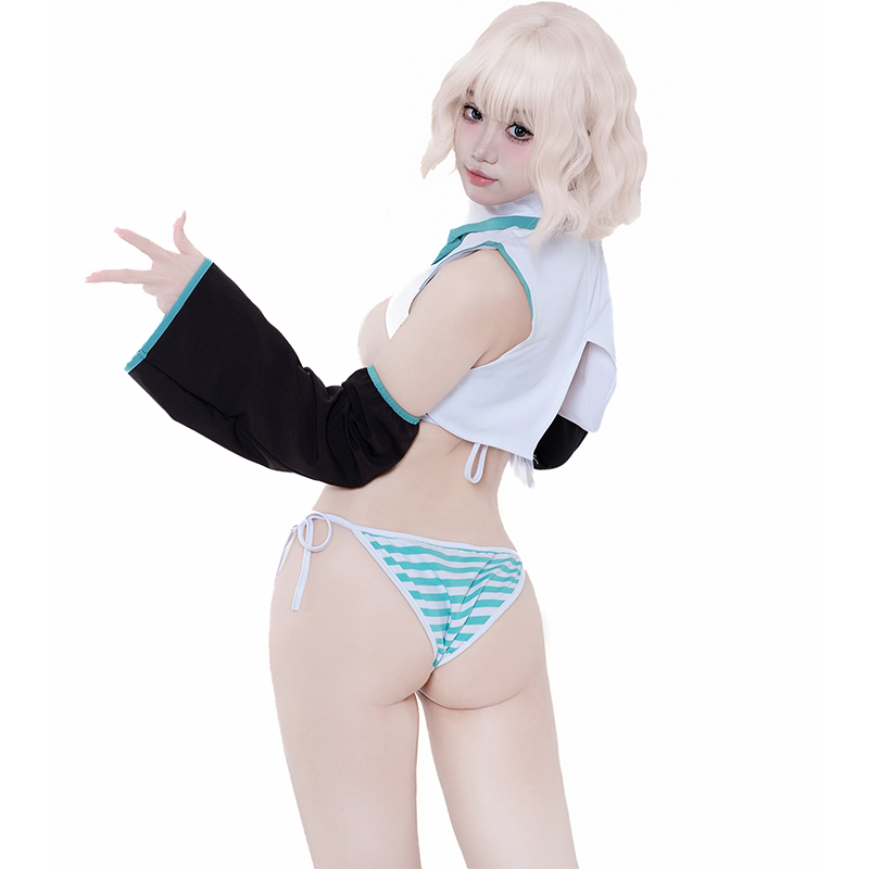 SENMHS Anime Sexy Miku Uniform - Lace Bralette Set reseña y precio